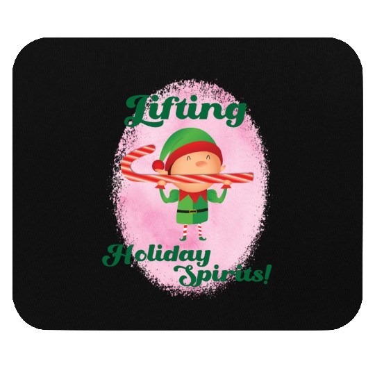 Muscle Elf -Christmas Spirit Workout Mouse Pads