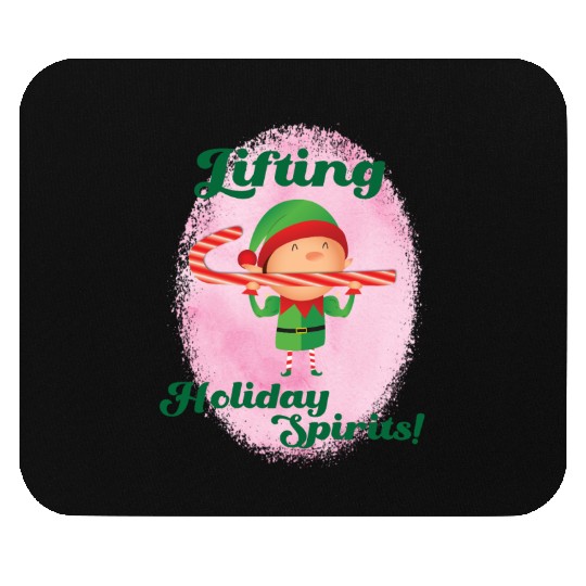 Muscle Elf -Christmas Spirit Workout Mouse Pads