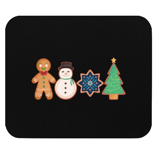 Christmas Gingerbread Cookie Mouse Pads