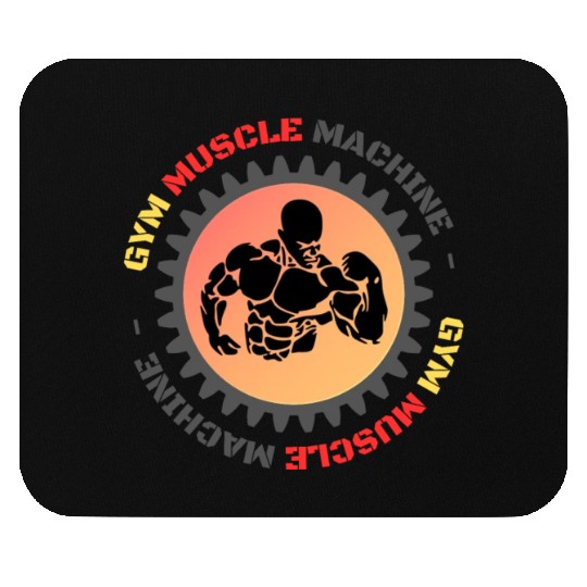 GYM muscle machine Mouse Pads