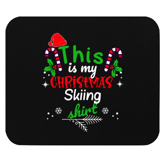 This is my Christmas Skiing Mouse Pads