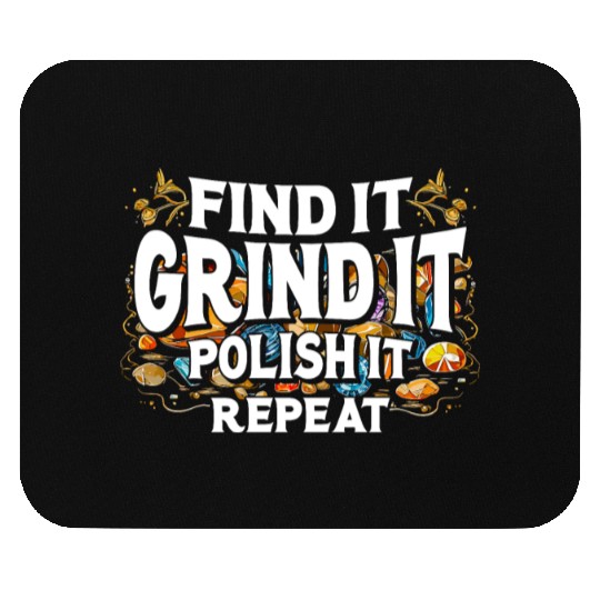 Lapidary Artists Lapidists Gemstone Polishing Mouse Pads