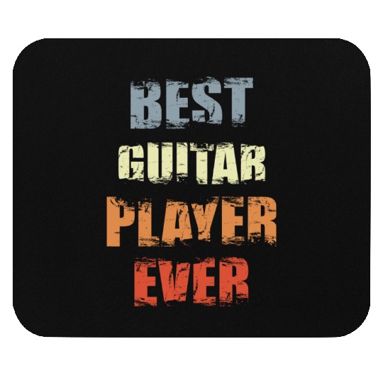 Bast Guitar Player Mouse Pads