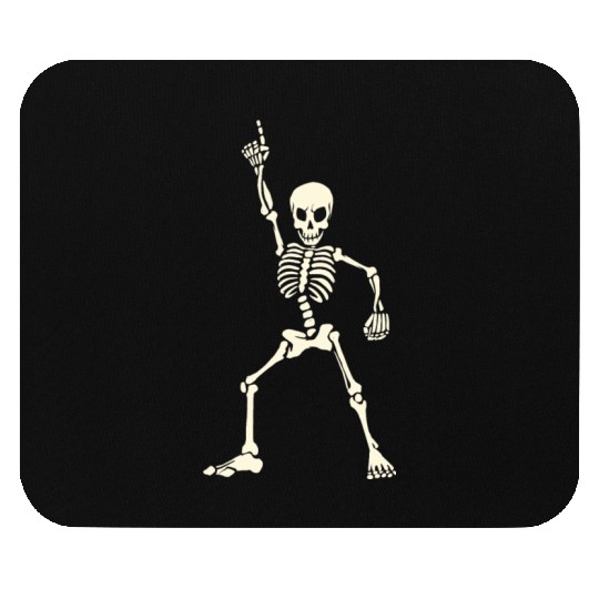 Dancing skeleton Mouse Pads