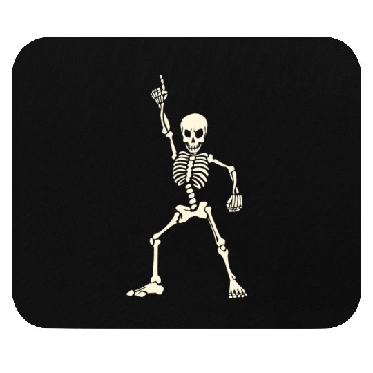 Dancing skeleton Mouse Pads