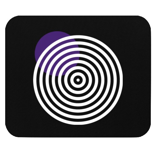 homelon purple dot invert Mouse Pads