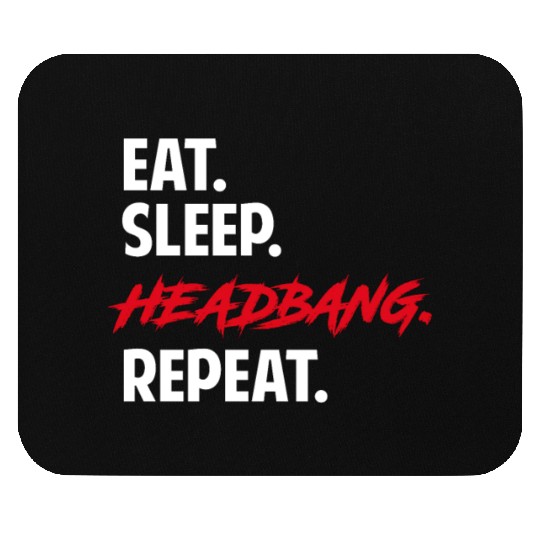 Funny Metal Hardrock Headbanger's Rock Music Mouse Pads