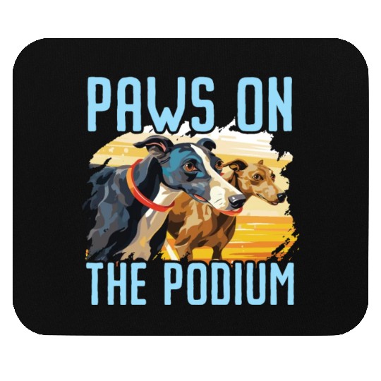 Greyhound Racing Dog Breed Race Greyhound Owner Mouse Pads