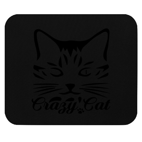 Crazy Cat: Embrace the Craze of Cats Mouse Pads