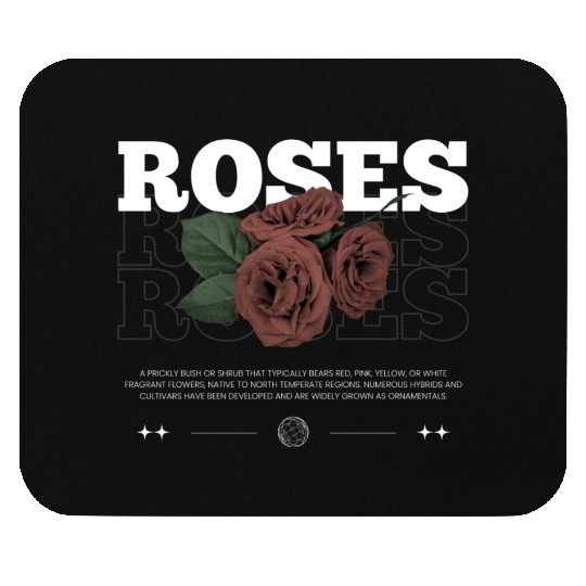 Roses Streetwear for Women Mouse Pads
