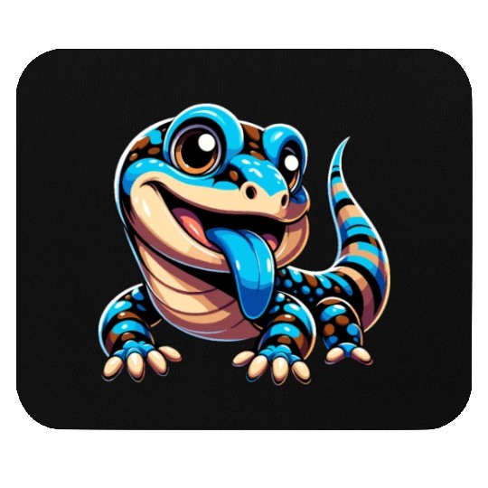 Lizard Collector Reptile Lover Blue Tongue Skink Mouse Pads