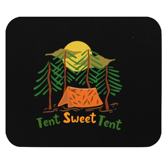 Sweet Camping Tent Mouse Pads
