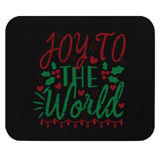 Joy To The World Christmas Mouse Pads