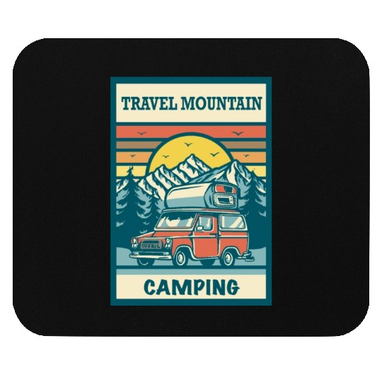 Travel mountain camping Mouse Pads