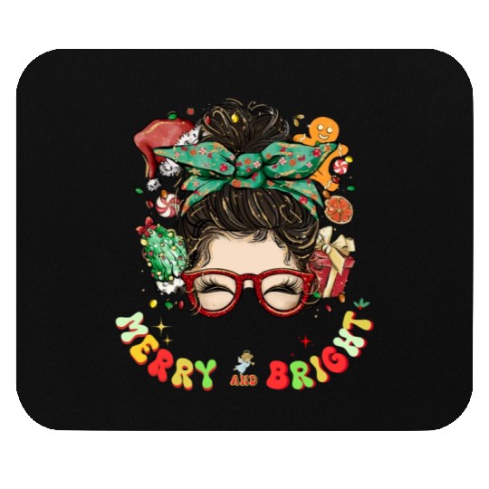 Merry Christmas Present for Her Mouse Pads