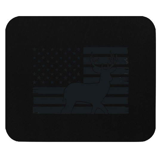 American Flag with Deer Mouse Pads