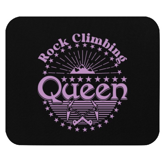 Rock Climbing Queen Mouse Pads