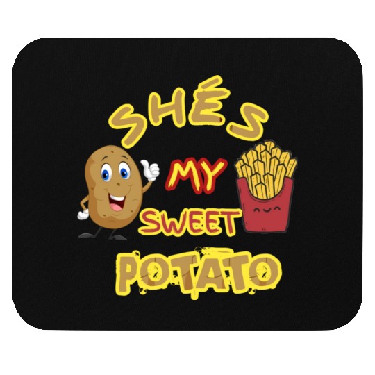 shés my sweet potato Mouse Pads