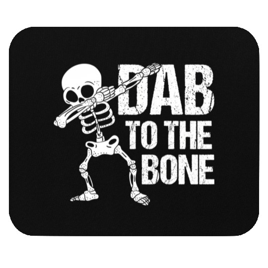 Dab To The Bone Dancing Skeleton Halloween Mouse Pads