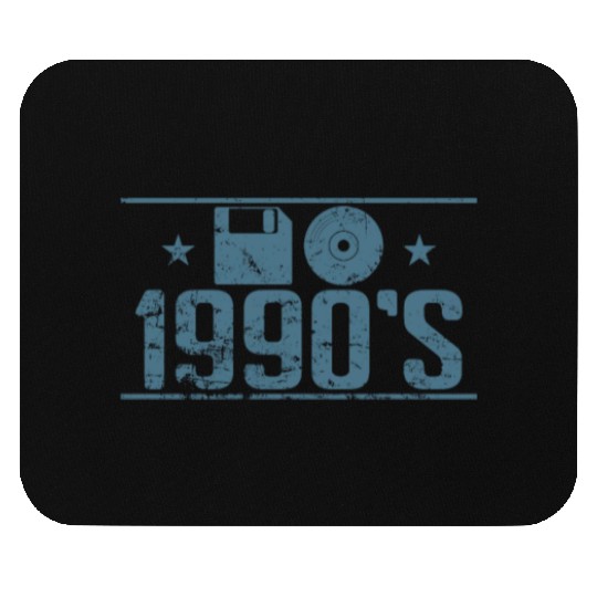 Floppy Disk and CD 1990's Retro Memory Module Mouse Pads