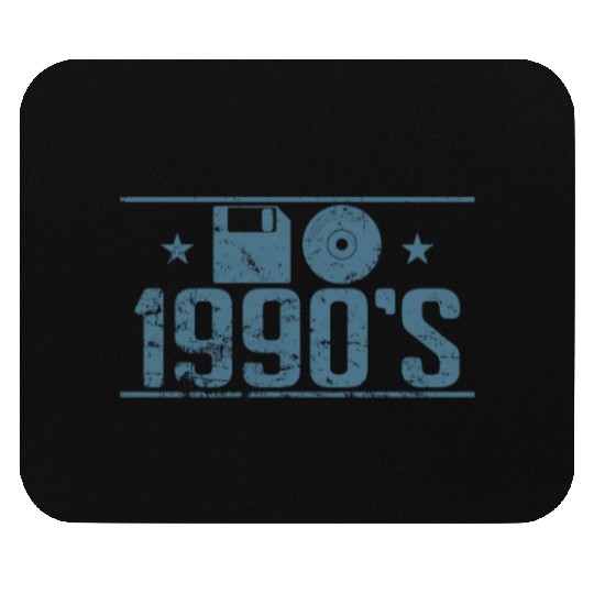 Floppy Disk and CD 1990's Retro Memory Module Mouse Pads