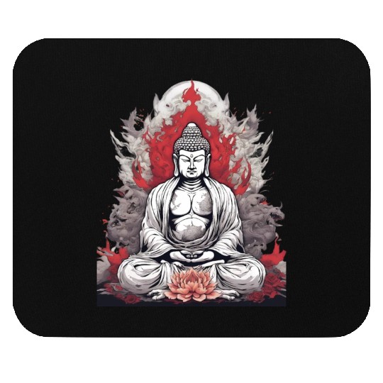 Buddha Statue Mouse Pads