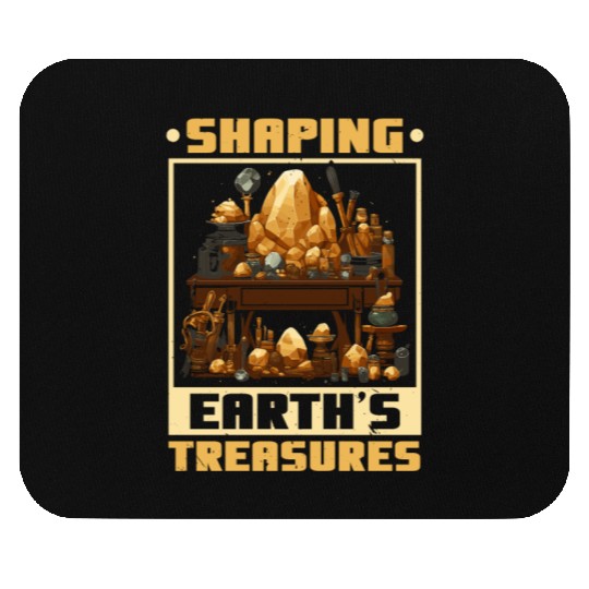 Lapidary Artist Gemstone Stone Collecting Stone Mouse Pads