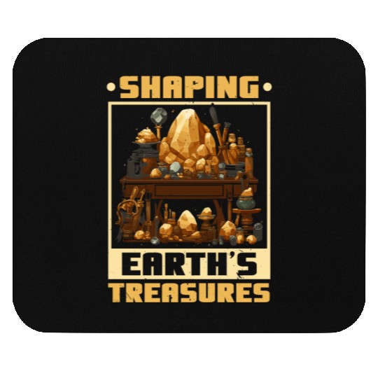 Lapidary Artist Gemstone Stone Collecting Stone Mouse Pads