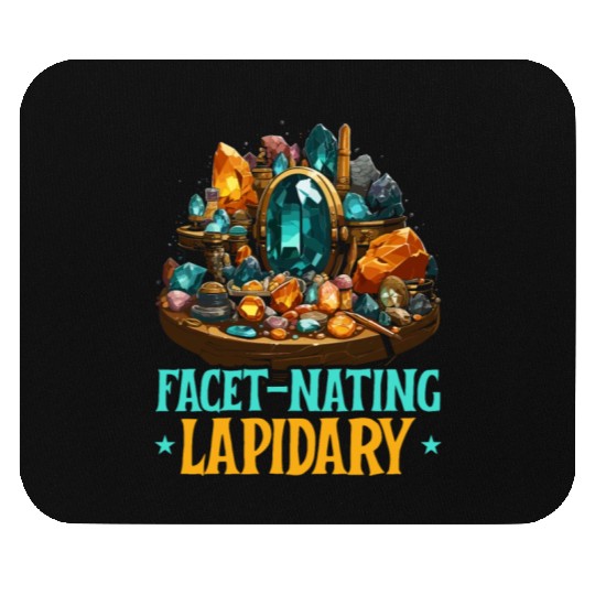 Lapidary Artist Gemstone Stone Collecting Stone Mouse Pads