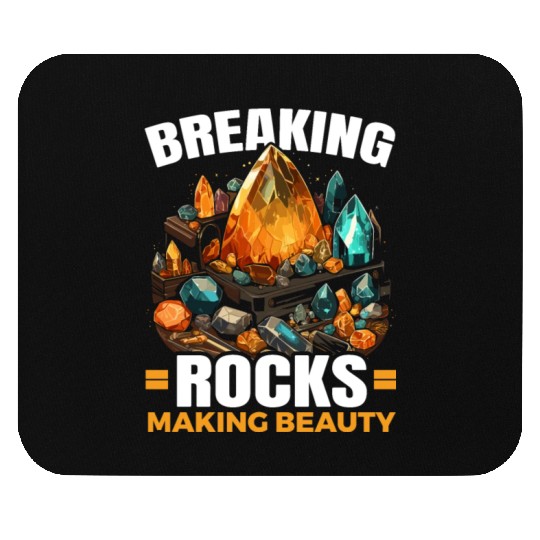 Lapidary Artist Gemstone Stone Collecting Stone Mouse Pads