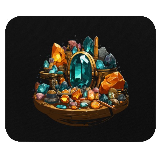 Lapidary Artist Gemstone Stone Collecting Stone Mouse Pads