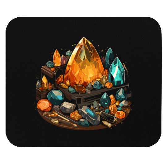 Lapidary Artist Gemstone Stone Collecting Stone Mouse Pads