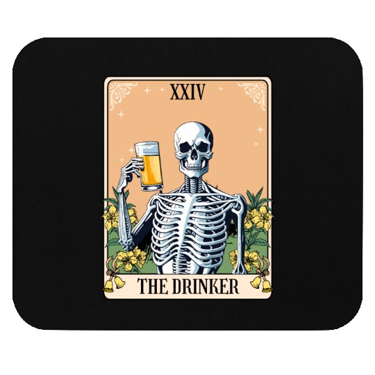 Funny Tarot Card Craft Beer Alcohol Mouse Pads