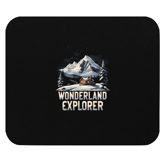 Winter Wonderland Explorer Mouse Pads