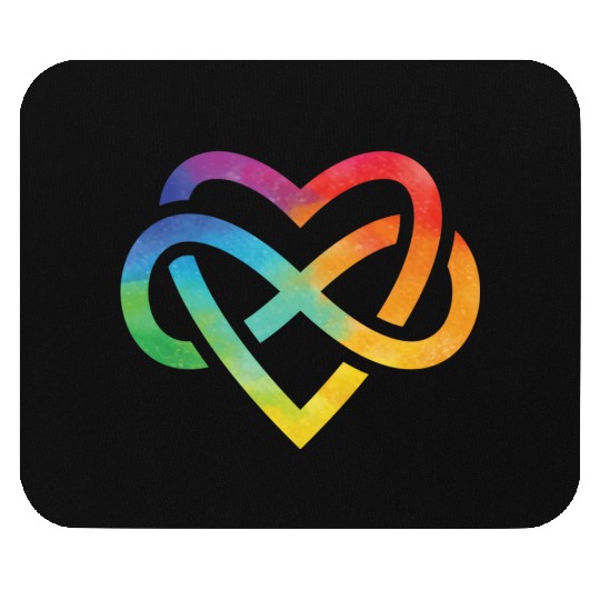 Forever Loved Rainbow Pride Infinite Symbol Mouse Pads