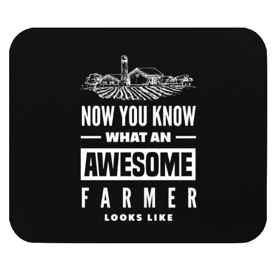 Awesome Farmer Funny Farmer Gift Mouse Pads