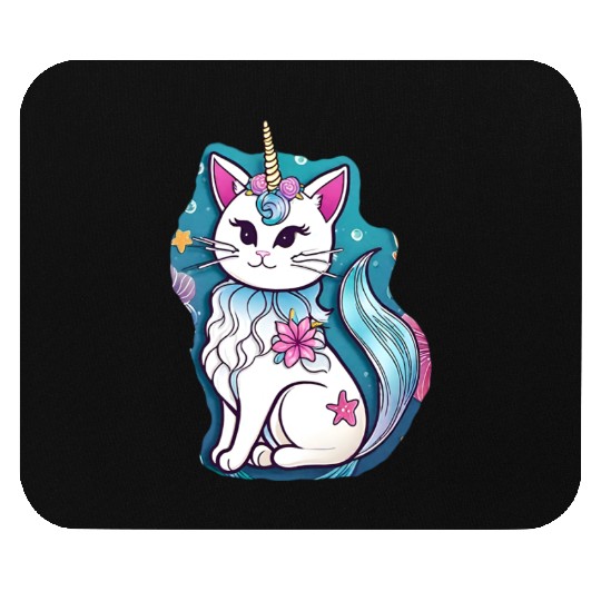 Unicorn Mercat Mouse Pads
