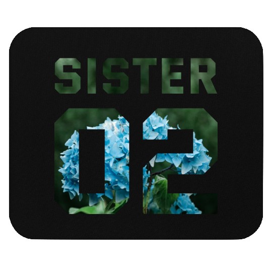 COUPLE FLOWER SISTER 02 Mouse Pads