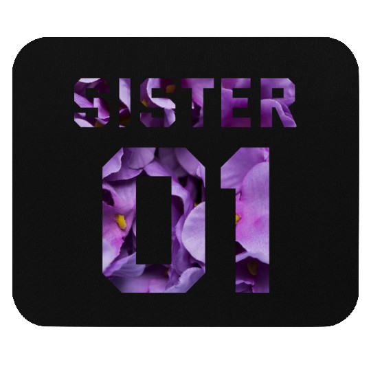COUPLE FLOWER SISTER 01 Mouse Pads