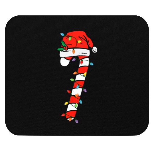 Christmas Candy Cane Santa Xmas Kids Toddler Youth Mouse Pads