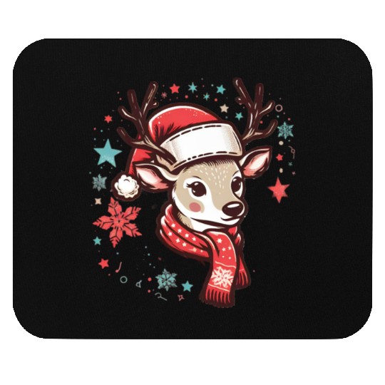 christmas Reindeer Mouse Pads