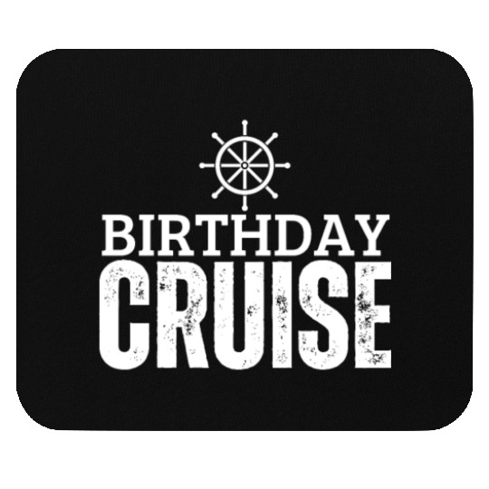 Birthday Cruise Ship Cruise Mouse Pads