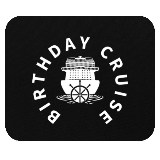 Birthday Cruise Ship Cruise Mouse Pads