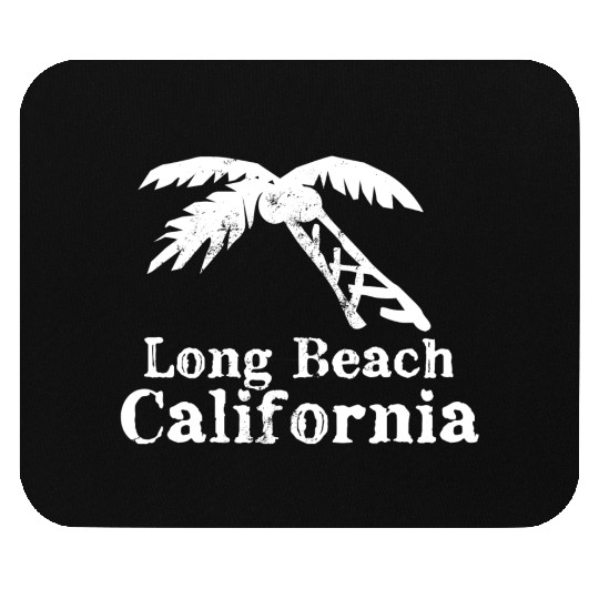 Long Beach California Palm Tree Souvenirs Gifts Mouse Pads