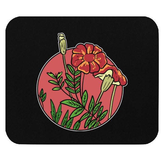 Mexican Marigold Nature Lover Gift Mouse Pads