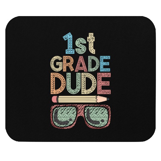 Kindergarten Teacher Funny Student 1st Graduation Mouse Pads