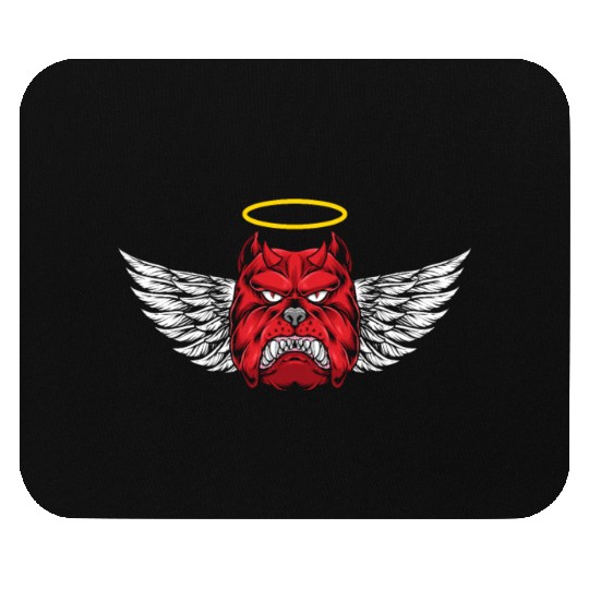 Devil Bulldog Dog Mouse Pads