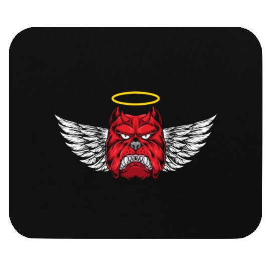 Devil Bulldog Dog Mouse Pads
