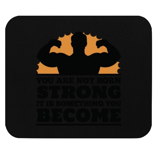Muscle Motto Mouse Pads