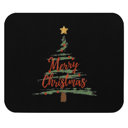 Watercolor Christmas Tree Mouse Pads